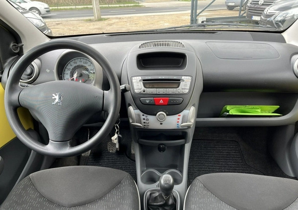 Peugeot 107 cena 10300 przebieg: 95000, rok produkcji 2009 z Reda małe 277